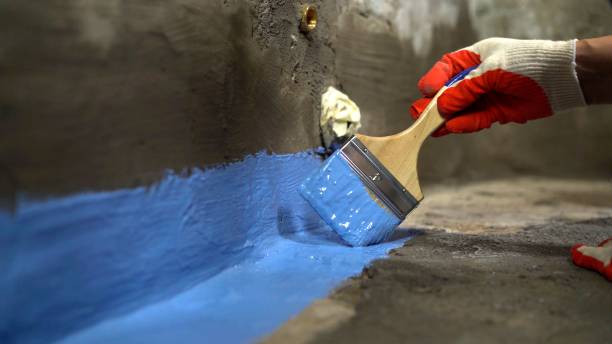 Commercial Basement Waterproofing project at a Millwood, WA business property by SJ Waterproofing Pros
